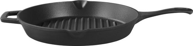 GRILLMEISTER Litinová pánev vroubkovaná