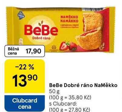 BeBe Dobré ráno NaMěkko, 50 g 