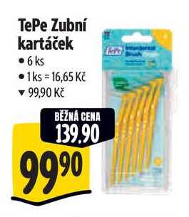 TePe Zubní kartáček, 6 ks 