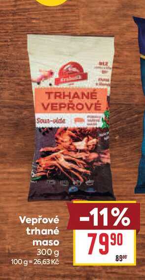 Vepřové trhané maso 300 g 