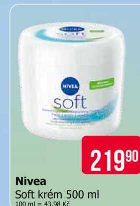 Nivea Soft Svěží hydratační krém 500ml