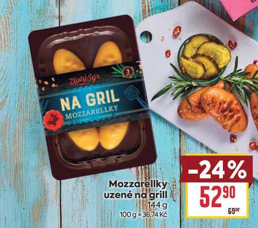 Mozzarellky uzené na grill 144 g 