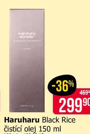 Haruharu Black Rice čistící olej 150 ml 
