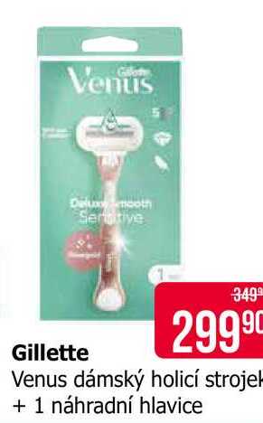 Venus dámský holicí strojek + 1 náhradní hlavice 
