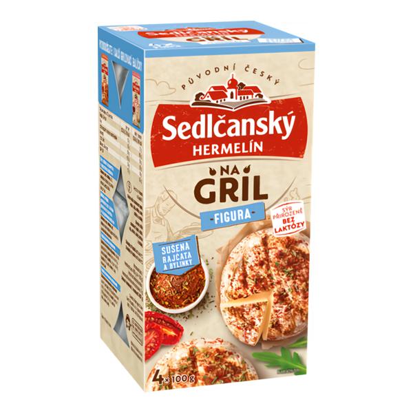 Sedlčanský Hermelín Figura na gril s kořením (4x100g)