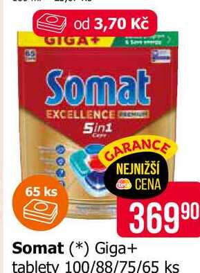 Somat Giga+ tablety 100/88/75/65 ks 