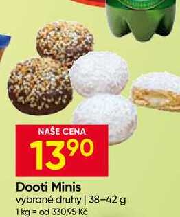 Dooti Minis vybrané druhy 38-42 g 