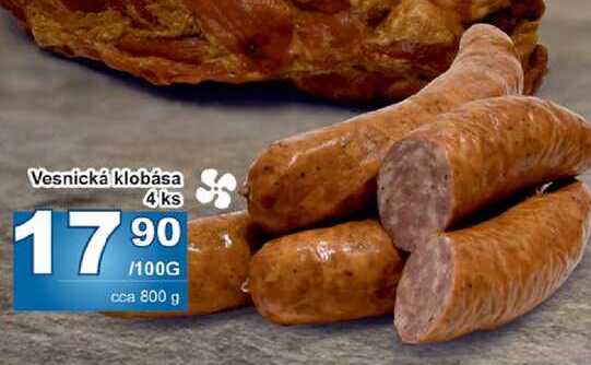 Vesnická klobása 100g