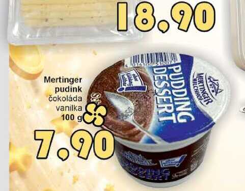 Mertinger pudink čokoláda vanilka 100 g 