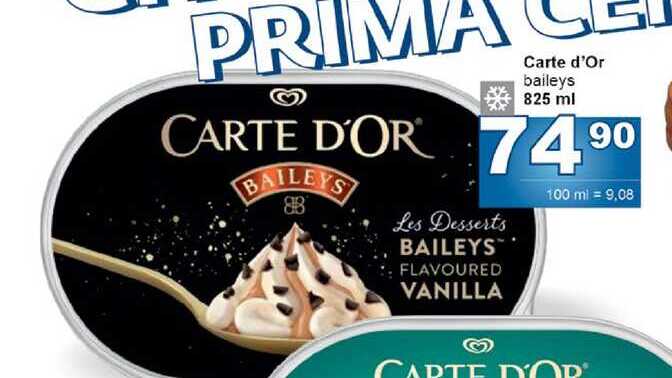 Carte d'Or baileys 825 ml 