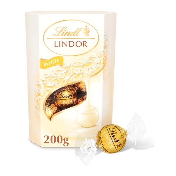 Lindt Lindor pralinky Bílá čokoláda