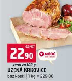 UZENÁ KRKOVICE MÚÚÚ bez kosti 100g