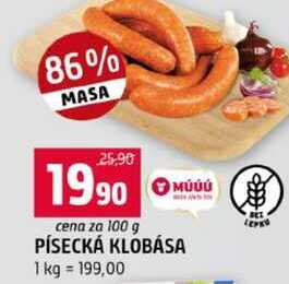 PÍSECKÁ KLOBÁSA 100g