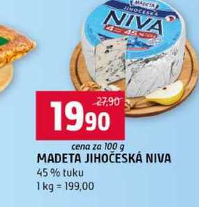 MADETA JIHOČESKÁ NIVA 45% tuku 100g