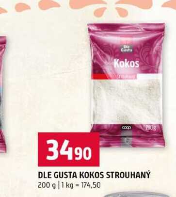 DLE GUSTA KOKOS STROUHANÝ 200 g 