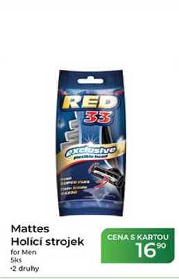 Mattes Holící strojek for Men 5ks