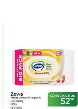 Zewa Moist vlhčený toaletní ubrousky 80ks 