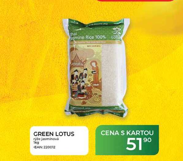 GREEN LOTUS rýže jasmínová 1kg 