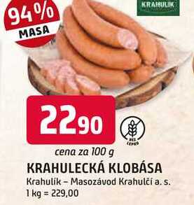 KRAHULECKÁ KLOBÁSA 100g