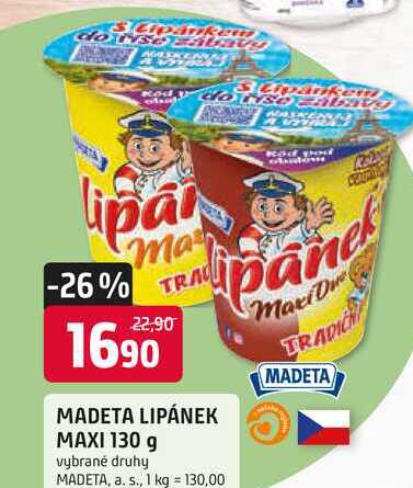 MADETA LIPÁNEK MAXI 130 g 