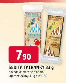 SEDITA TATRANKY 33 g 