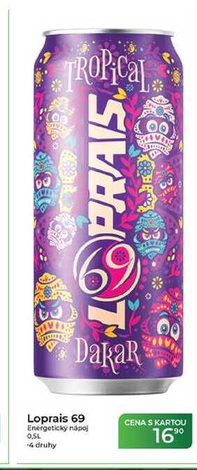 Loprais 69 Energetický nápoj 0,5L  