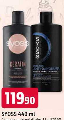 SYOSS 440 ml šampon 