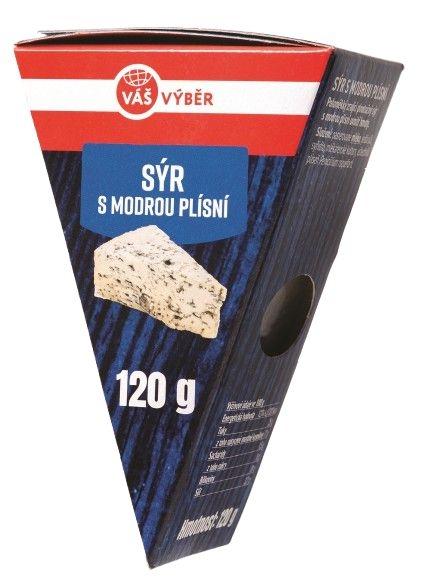 VÁŠ VÝBĚR Sýr s modrou plísní, 120 g