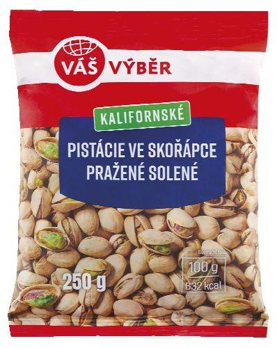 VÁŠ VÝBĚR Pistácie, 250 g