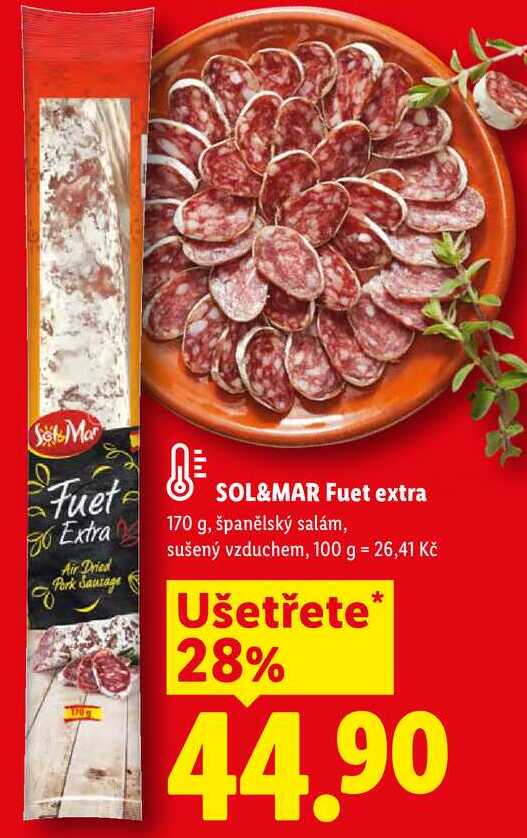 SOL&MAR Fuet extra, 170 g