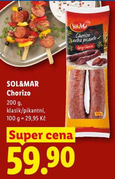 SOL&MAR Chorizo, 200 g