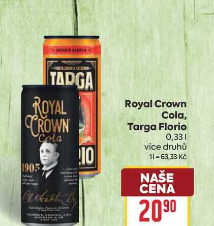 Royal Crown Cola, Targa Florio 0,33l