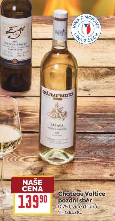 Château Valtice pozdní sběr 0,75l