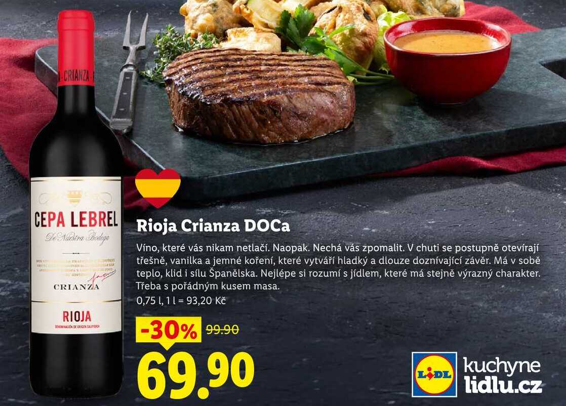 Rioja Crianza DOCa, 0,75 l