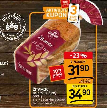 ŽITAMOC balený | krájený 500 g