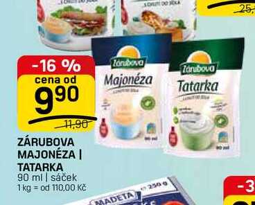 ZÁRUBOVA MAJONÉZA | TATARKA 90 ml