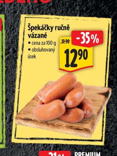Špekáčky ručně vázané 100 g