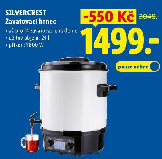 SILVERCREST Zavařovací hrnec 