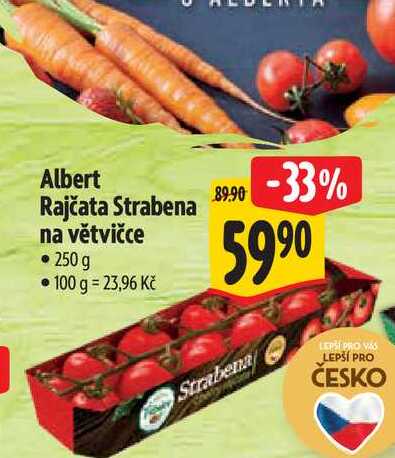 Albert Rajčata Strabena na větvičce 250 g  