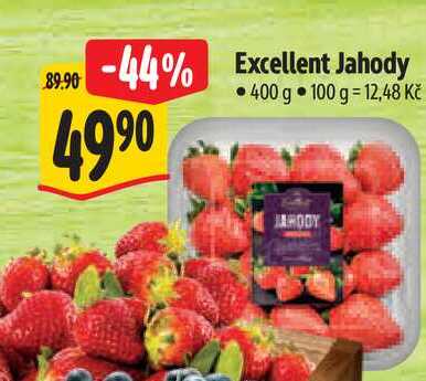   Excellent Jahody 400 g 
