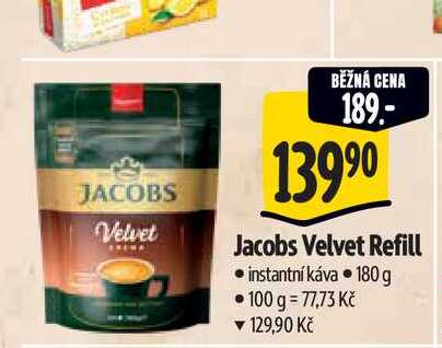   Jacobs Velvet Refill  180g