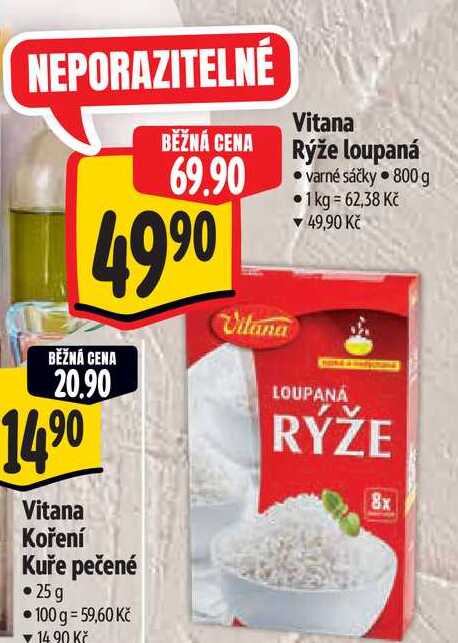  Vitanarýže loupaná 800 g