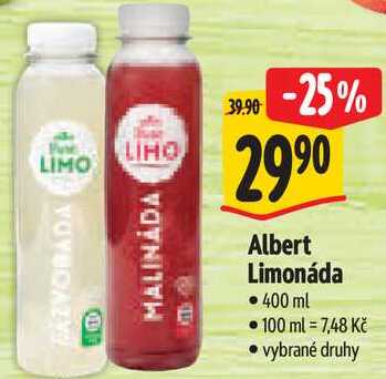 Albert Limonáda, 400 ml 