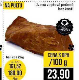 Uzená vepřová pečeně bez kosti 100g