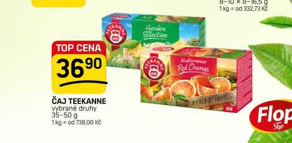 ČAJ TEEKANNE vybrané druhy 35-50 g