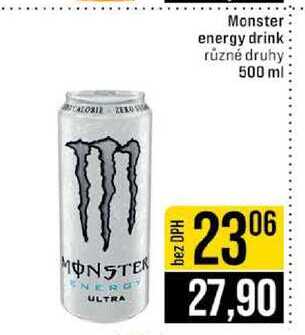 Monster energy drink různé druhy 500 ml 