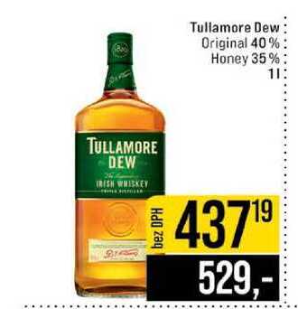 Tullamore Dew Original 40% Honey 35%2 1l