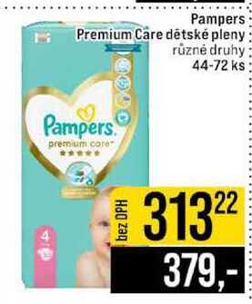 Pampers Premium Care dětské pleny různé druhy 44-72 ks