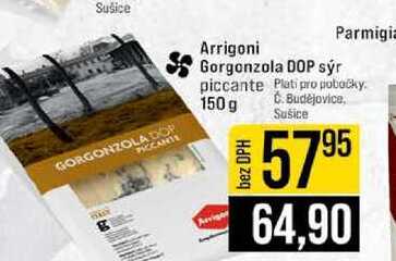 Arrigoni Gorgonzola DOP sýr piccante 150 g 