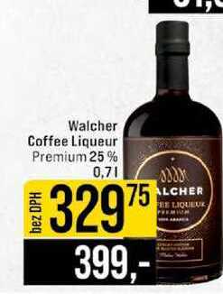 Walcher Coffee Liqueur Premium 25% 0,7l